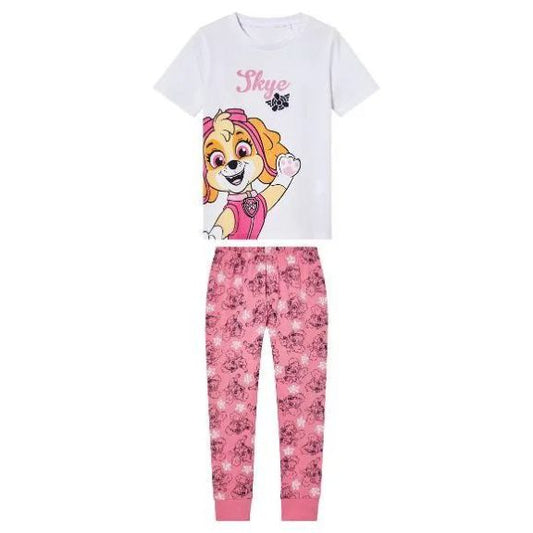 Paw petrol Girls' Cotton T-Shirt and Trousers Set