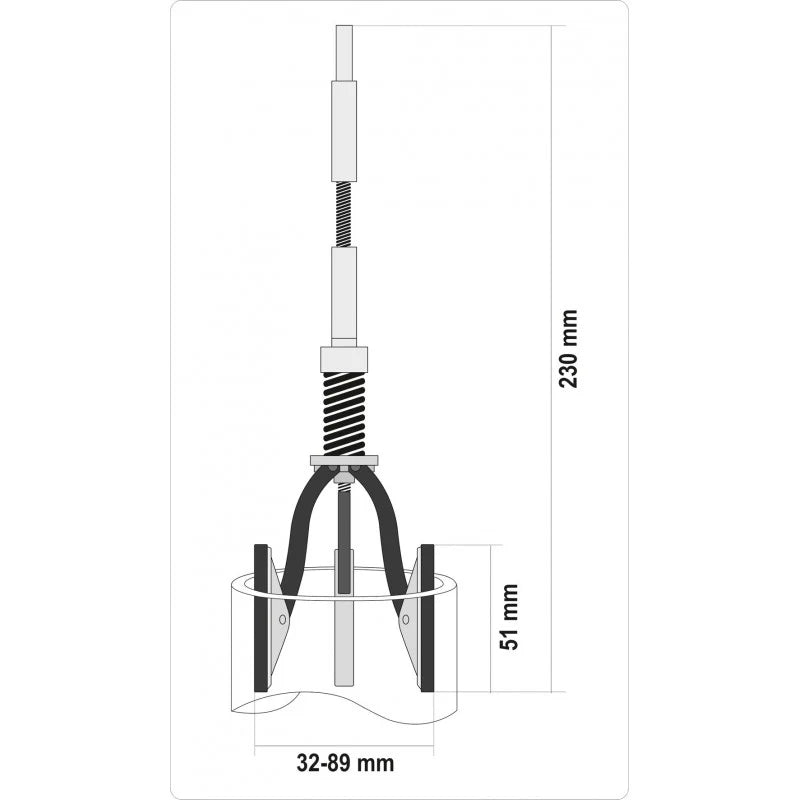 YATO Professional Cylinder Honing Tool: Flexible Shaft, Adjustable Pressure for 1.25-3.5 Inch Engines