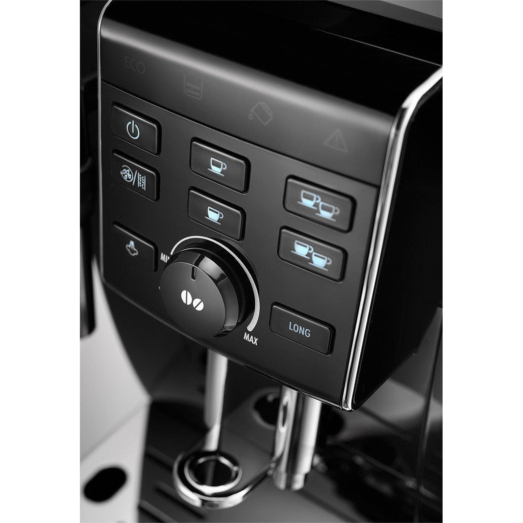 De'Longhi ECAM13.123.B Black Bean-to-Cup Espresso Machine with Milk Frother