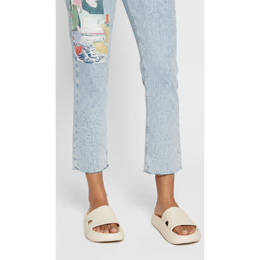 Desigual Los Angeles Women's Blue Denim Regular Fit Jeans