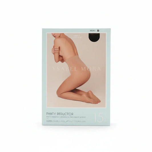 Ysabel Mora 15 Denier Shaping Panty Size M Satin Black - Gomix Brands Outlet