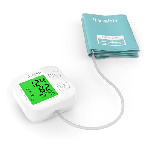 iHealth Track Smart Upper Arm Blood Pressure Monitor, Easy Color Display