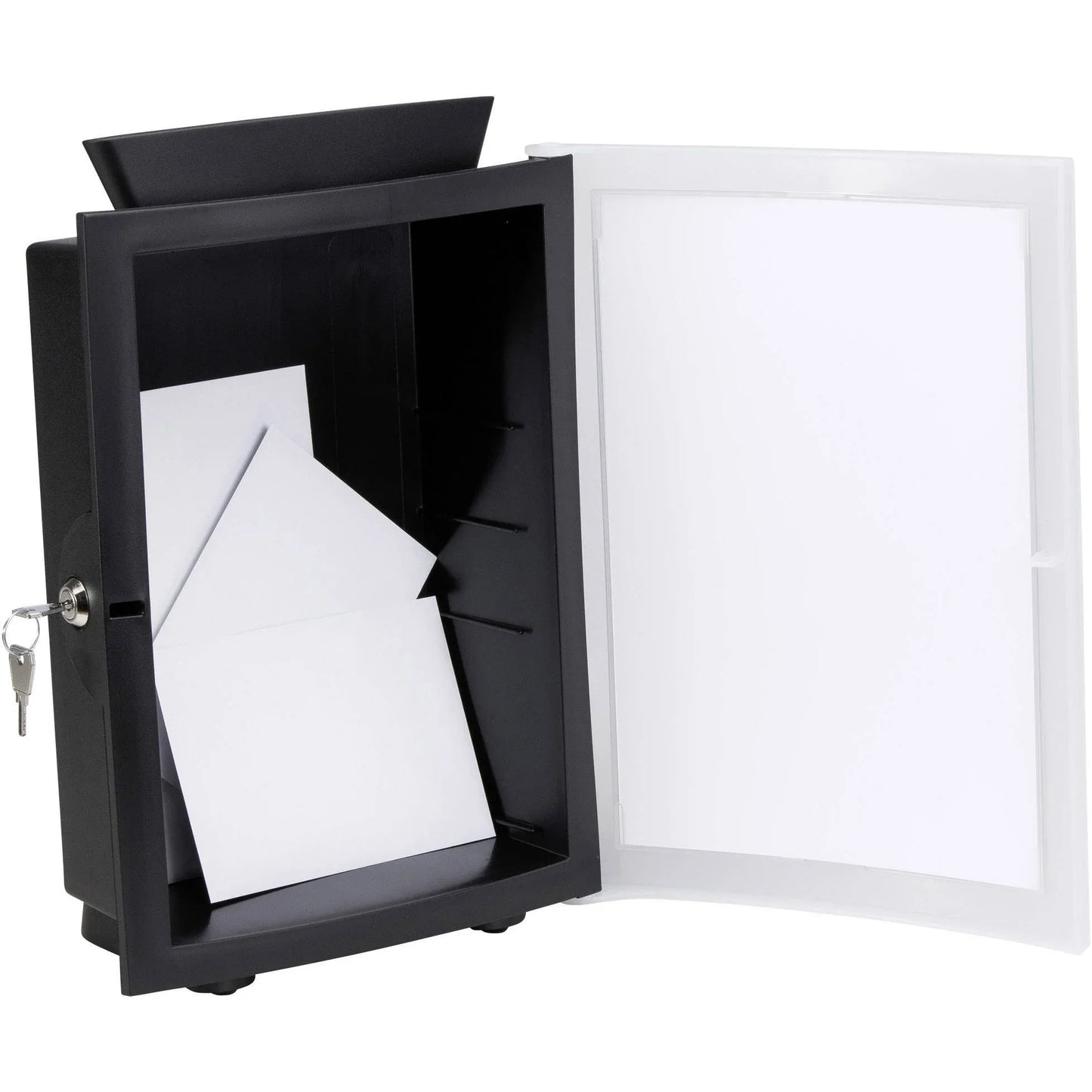 HAN Multifunction Ballot Box IMAGE'IN Black, Wall-Mountable, Lockable, A4 Slot - Gomix Brands Outlet