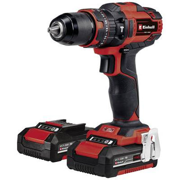 Einhell 18V Cordless Impact Drill Driver: Two 2.0Ah Batteries, Charger, Case