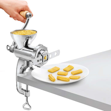 Metaltex Jack 3-in-1 Aluminum Meat Grinder: Grind Meat, Make Pastries, Sausages.