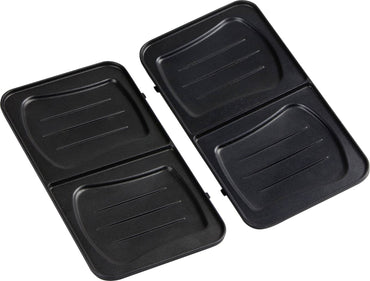 Domo DO9136C 3-in-1 Sandwich Waffle Grill Toaster, Removable Non-Stick Plates