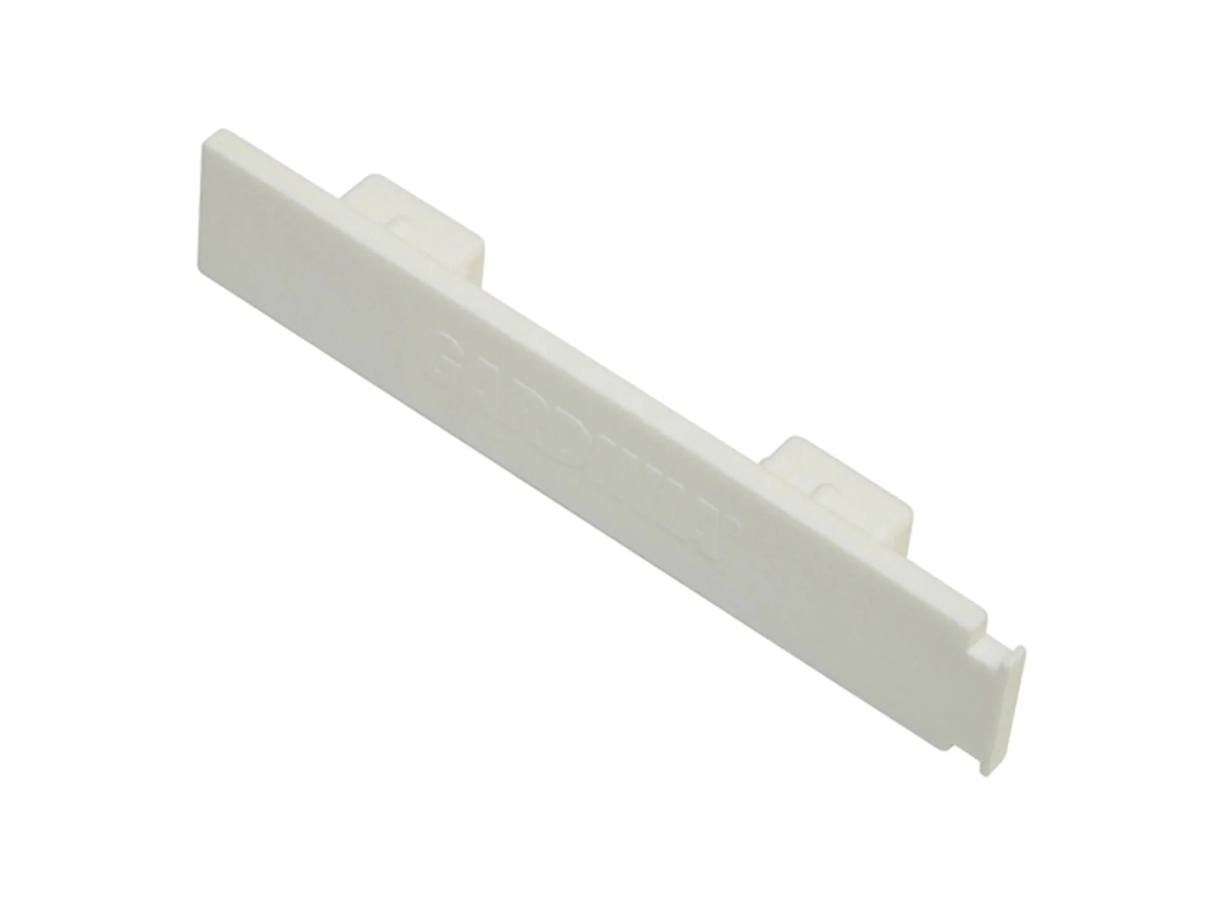 Gardinia GE3 3-Track White Curtain Rail End Caps - Durable Plastic 2-Pack - Gomix Brands Outlet