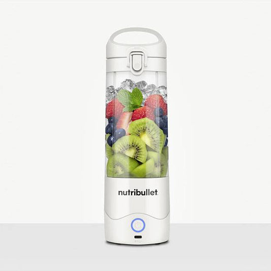 NutriBullet PB INT CB NBP003W Portable Blender, White, USB-C, Tritan Cup