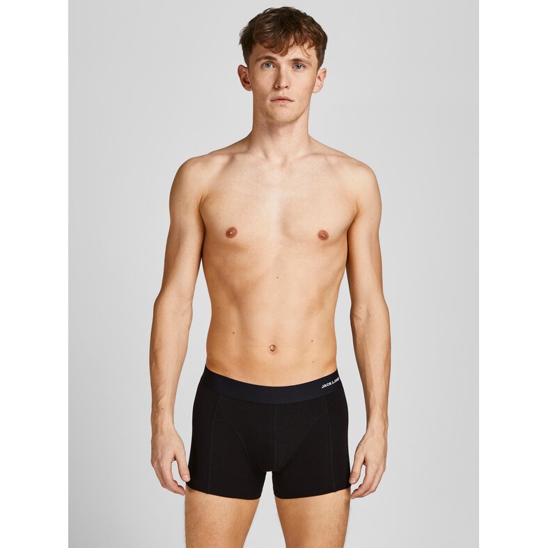 Jack & Jones Men's Bamboo Blend Boxer Trunks 3-Pack – Ultimate Comfort & Fit