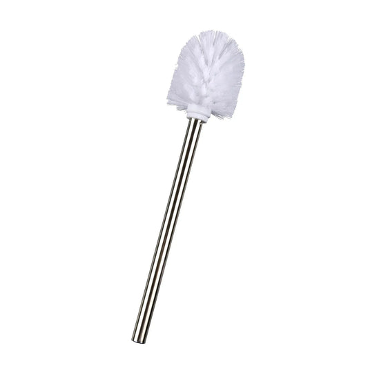Wenko Stainless Steel Toilet Brush Replacement Head, Rust-Free, White Bristles - Gomix Brands Outlet