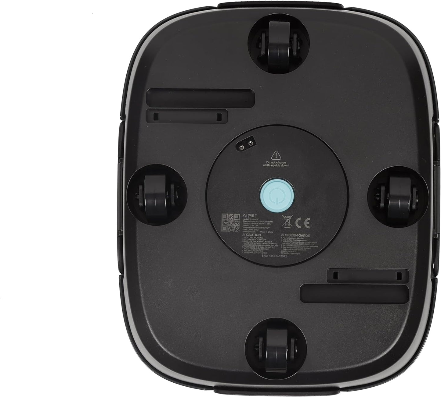 Aiper Scuba SE White Cordless Robotic Pool Cleaner: Efficient Hydrodynamic Design, Auto-Parking