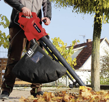Powerful Einhell GC-EL 3024 E Electric Leaf Blower Vacuum with Shoulder Strap