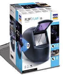 GYS Flip-Flap Welding Helmet: Dual-Screen Eye Protection for MIG/MMA Welding. - Gomix Brands Outlet