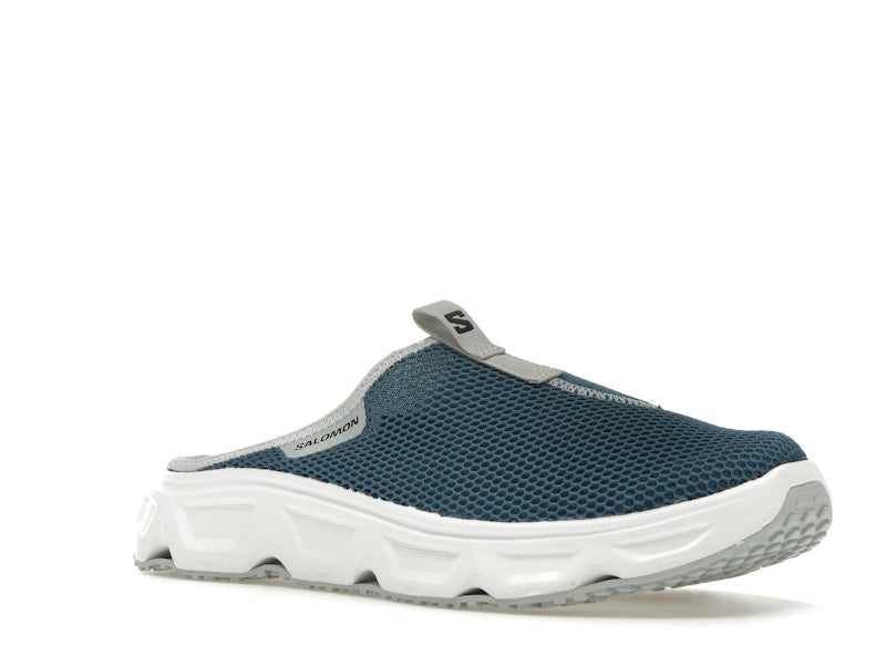 Salomon Reelax Slide 6.0 Men's Recovery Sandals - Blue Ashes White Pearl