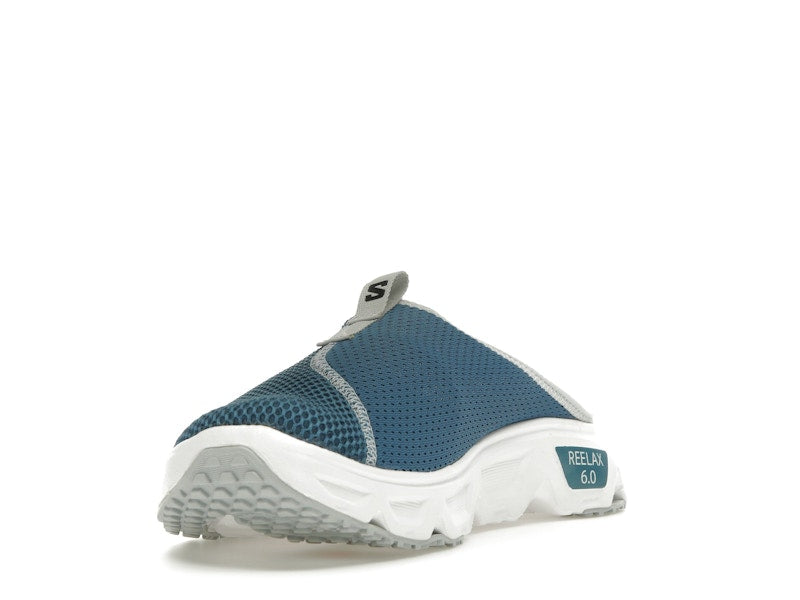 Salomon Reelax Slide 6.0 Men's Recovery Sandals - Blue Ashes White Pearl