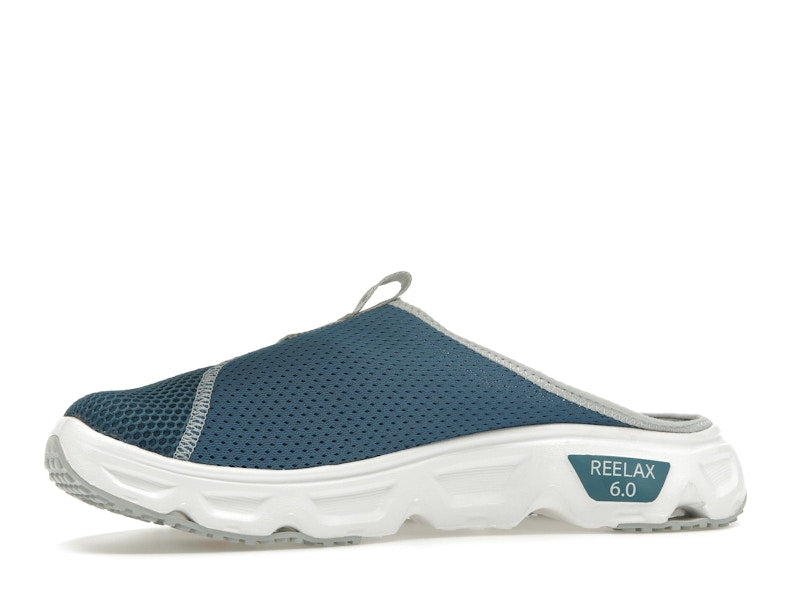 Salomon Reelax Slide 6.0 Men's Recovery Sandals - Blue Ashes White Pearl