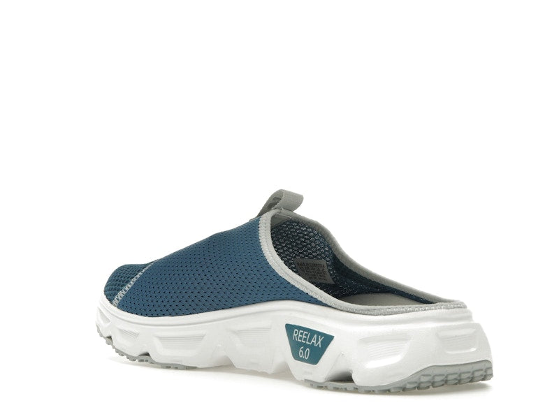 Salomon Reelax Slide 6.0 Men's Recovery Sandals - Blue Ashes White Pearl