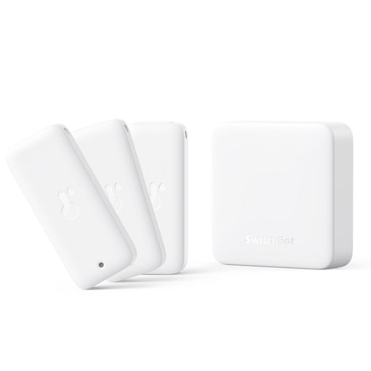 SwitchBot Indoor/Outdoor Thermo‑Hygrometer Combo with Hub IP65 Waterproof