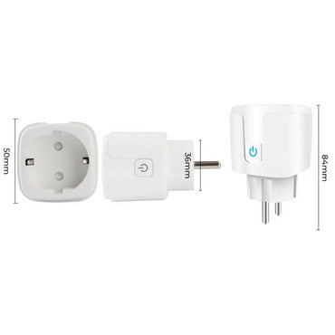 Tuya Smart Wi-Fi Power Plug TU402 Energy Monitoring & Scheduling Timer
