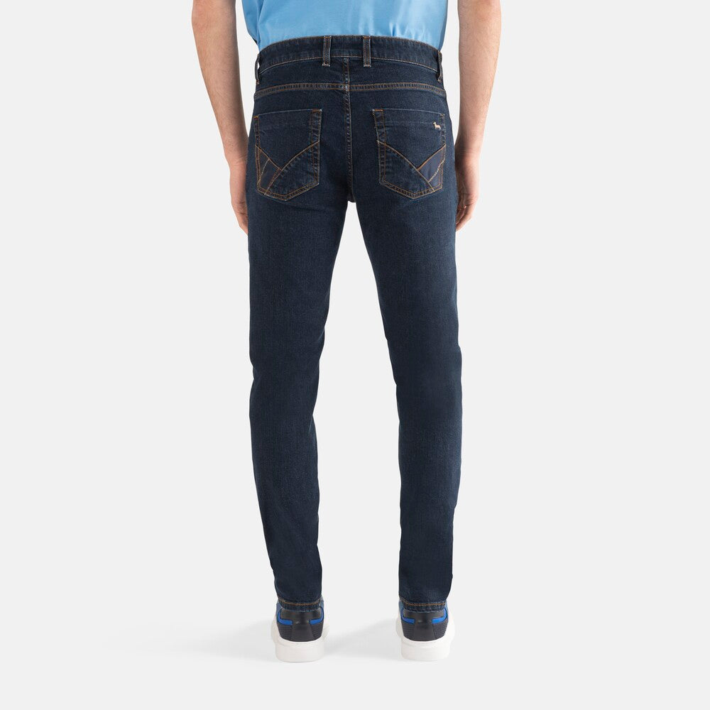 Harmont & Blaine Men's Narrow Fit Denim Jeans 5-Pocket 12oz