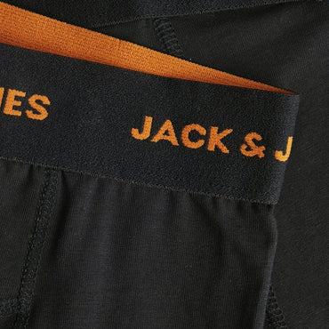 Jack & Jones Men's 3-Pack Cotton Stretch Boxer Briefs Branded Waistband