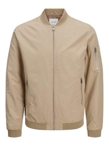 Men's Lightweight Water-Resistant Baseball Collar Bomber Jacket - Casual Style