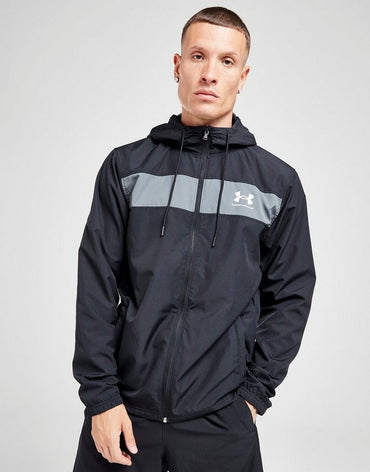 Under Armour Men's Rival Woven Jacket: Lightweight, Water-Repellent, Full-Zip Performance