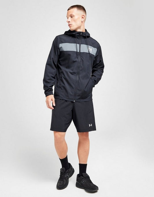 Under Armour Men's Rival Woven Jacket: Lightweight, Water-Repellent, Full-Zip Performance
