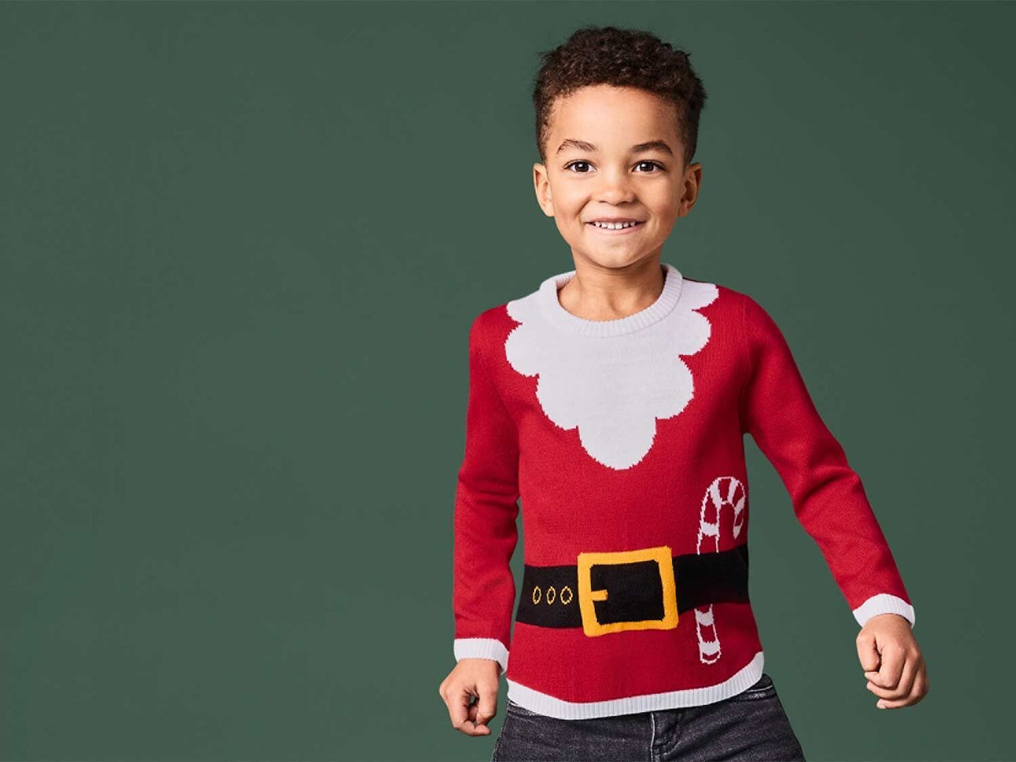 Kids' Luminous Musical Christmas Sweater – Festive Light-Up Holiday Jumper
