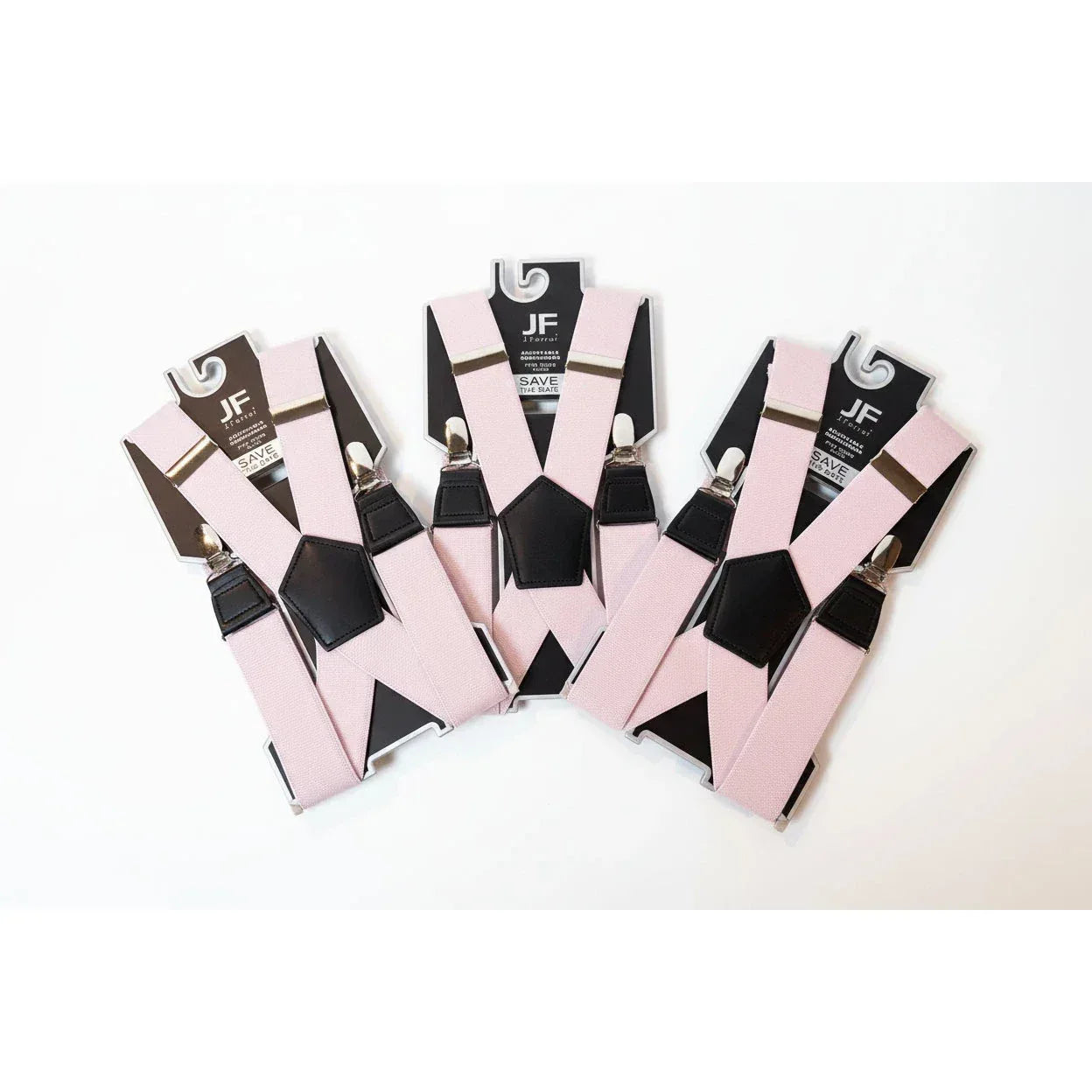 Ferrar Dusty Pink Adjustable Suspenders – S to XL - Gomix Brands Outlet