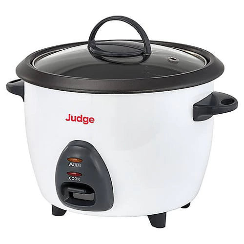 Judge Electricals Compact 1-Quart Rice Cooker with Warming Function and Non-Stick Pot
