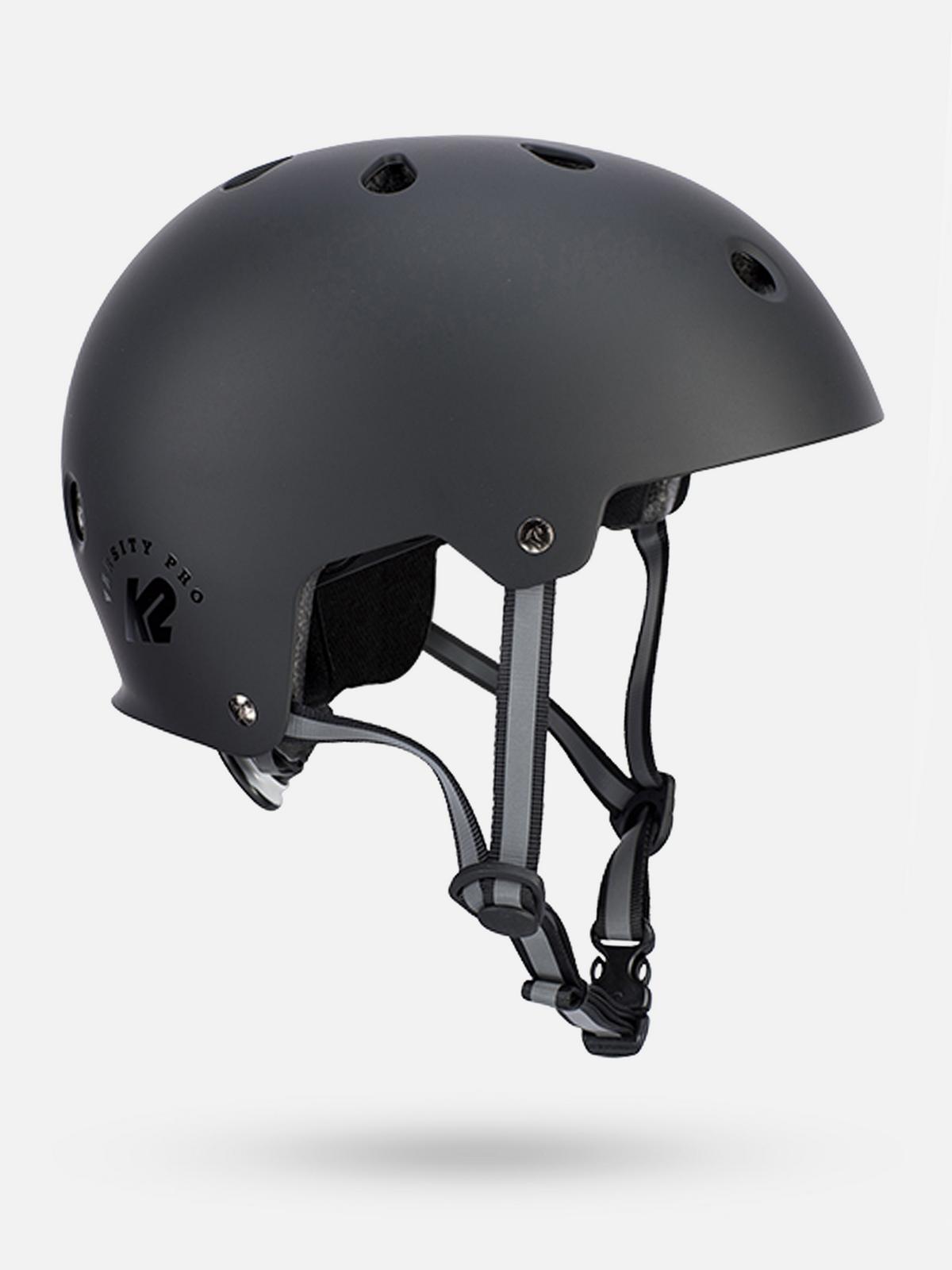 K2 Varsity Pro Skate Helmet: Durable ABS Shell, Lightweight EPS Liner, Micro-Fit
