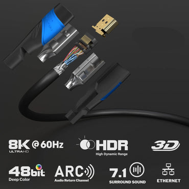 KabelDirekt 3 4K High Speed HDMI 2.0b Cable