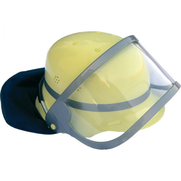 Durable Kids' German Firefighter Helmet with Foldable Visor - Adjustable Pretend Play Toy