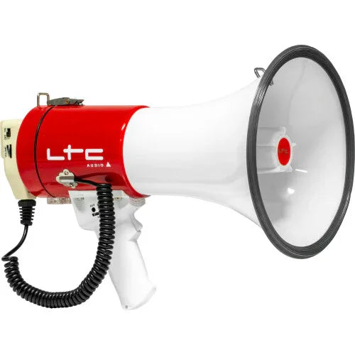High-Power 50W Megaphone with USB, SD, Aux, Recording, and Siren - Gomix Brands Outlet