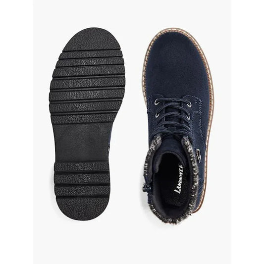 Landrover Blue Lace-Up Women's Shoes with Synthetic Upper - Gomix Brands Outlet