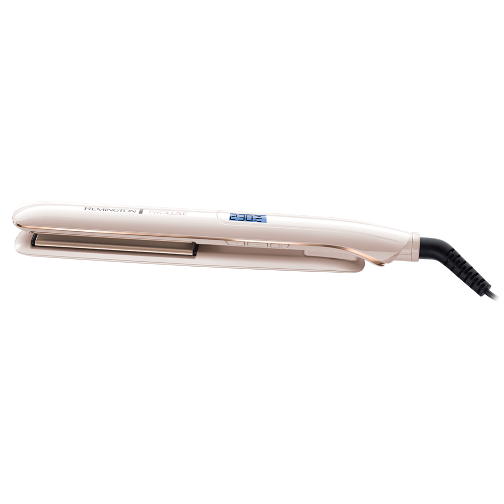 Remington ProLuxe S9100 Ceramic Hair Straightener with OptiHeat Technology