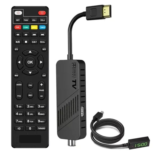 Leyf DVB-T2 TURBO Full HD 1080P Digital Terrestrial TV Decoder Receiver - Gomix Brands Outlet