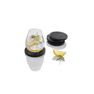 Livarno Home Set Of 4 Marble Coasters 10cm