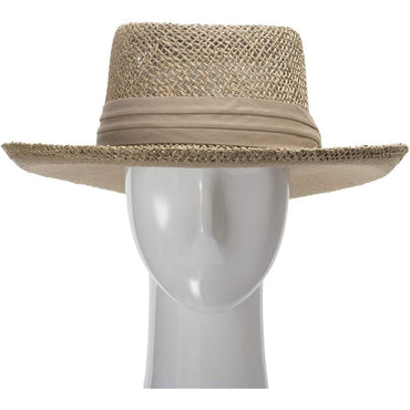Panama Jack Men's Matte Seagrass Safari Hat Natural