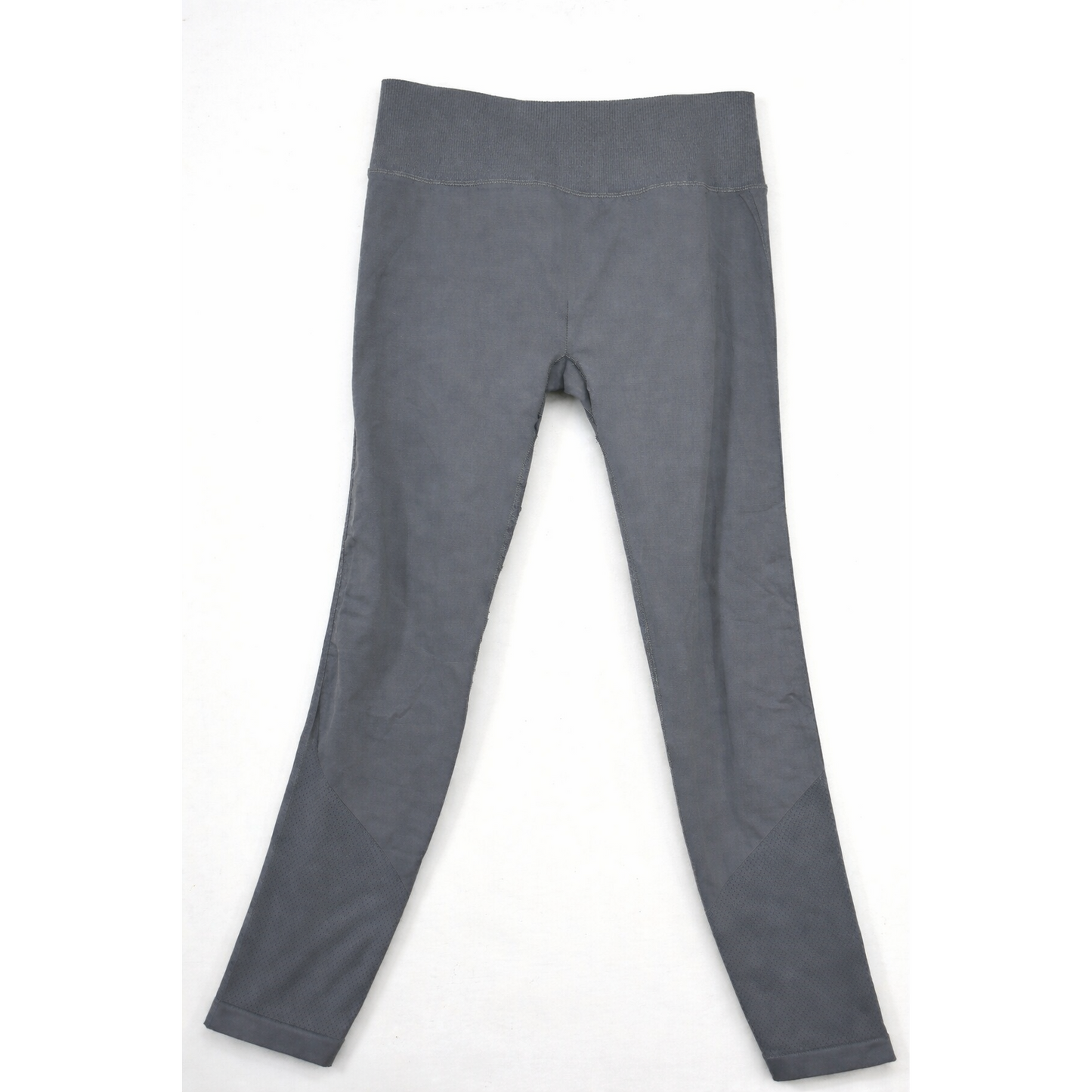 Women's Gray Elastic Waist Slim-Fit Leggings Size S-M