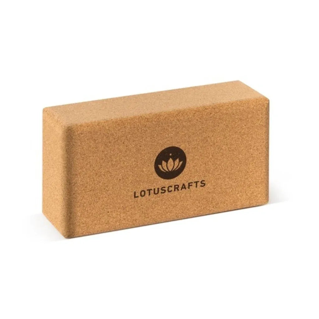 Lotuscrafts Natural Cork Yoga Block (Big) Support for Asana - Gomix Brands Outlet