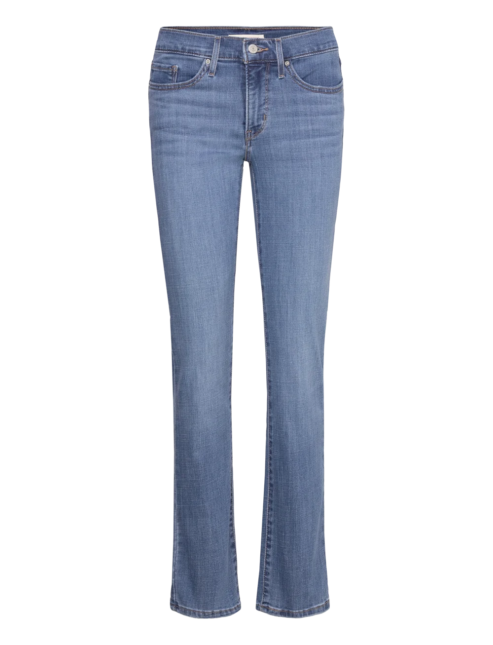 Levi's 314 Women's Shaping Straight Lapis Gem Jeans - Mid-Rise, Breathable, Worn-In Indigo