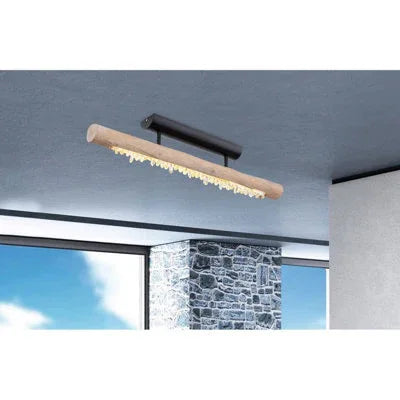 Luminosa Felicitas 100cm Modern Matt Black LED Bar Pendant Ceiling Light - Gomix Brands Outlet