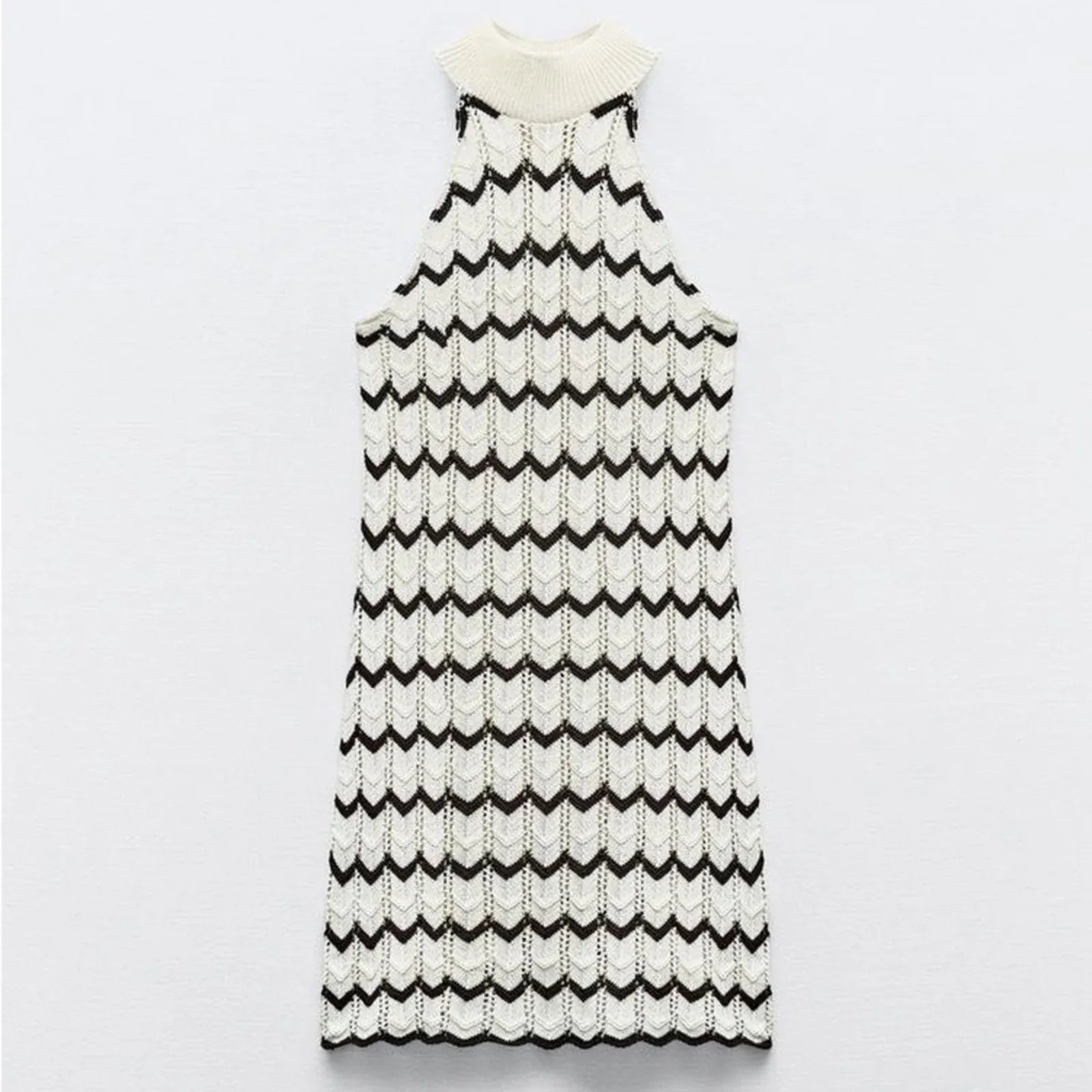 Zara Blogger Favorite Striped Knit Mini Dress for Women - Gomix Brands Outlet