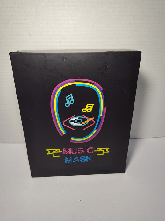 Dynamic LED Face Mask with Gesture Controls, Luminous Digital Display for Parties