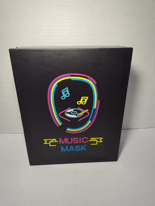 Dynamic LED Face Mask with Gesture Controls, Luminous Digital Display for Parties - Gomix Brands Outlet