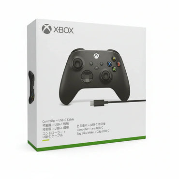Official Xbox Wireless Controller Black with USB-C Cable for Gaming - Gomix Brands Outlet