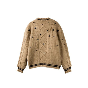 Golden Brown Taylor Swift Fearless Taylor's Version Chunky Knit Cardigan XL/2XL