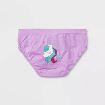 Cat & Jack Girls Seamless Hipster Panties - UniCorn